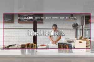 be local. be authentic header image