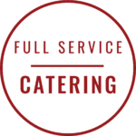 full service catering button